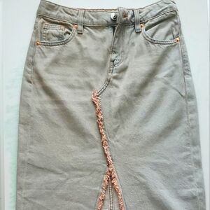 Ankle Length Skirt in DENIM